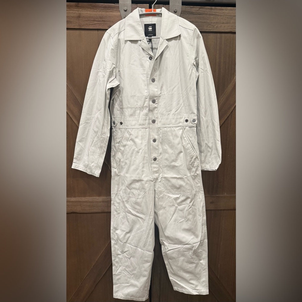 G-Star‎ Oyster Mushroom Relaxed Jumpsuit